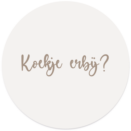 Wall circle, cookie with it, soft white