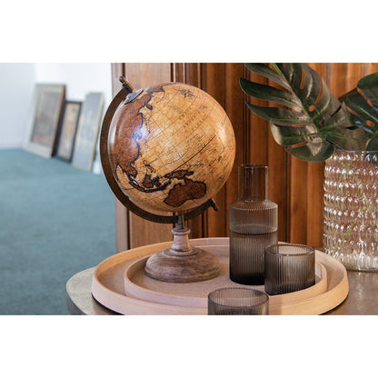 Serveerschalen set 2 bruin hout