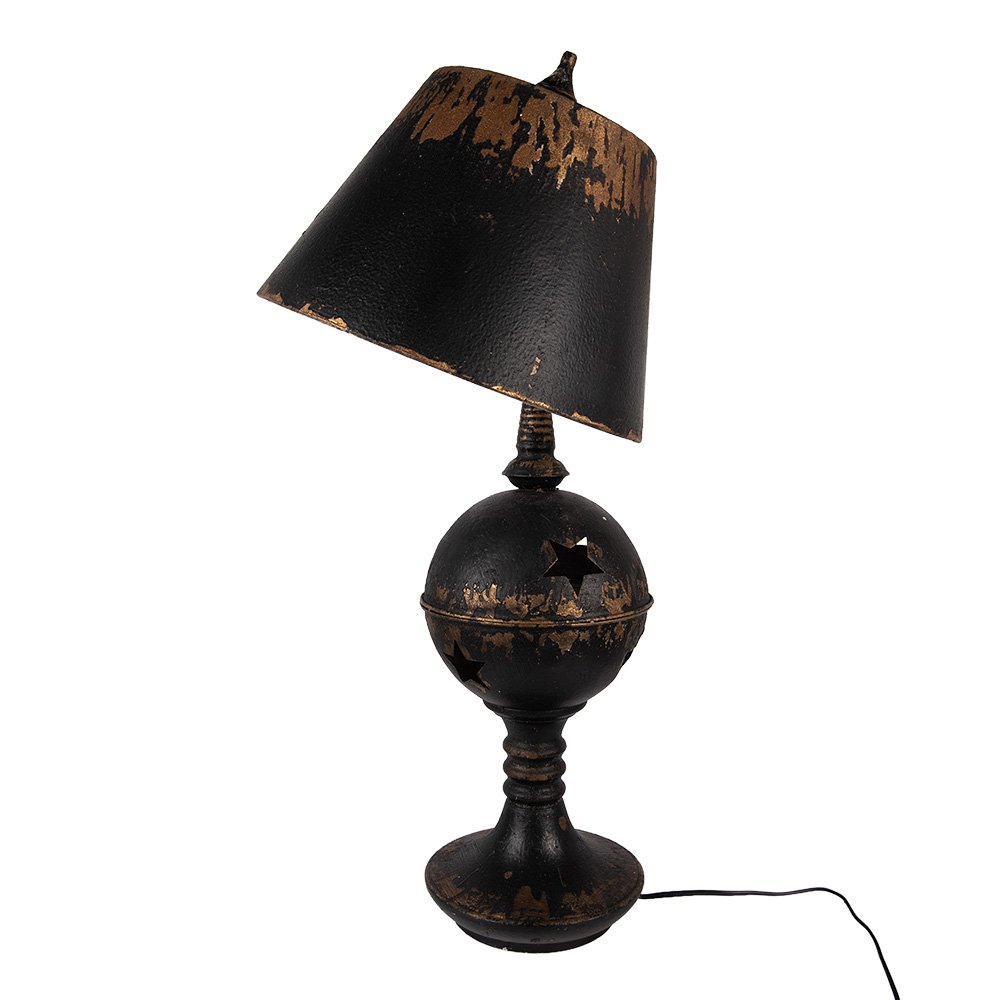 Tafellamp Ø 35x78 cm Zwart Metaal
