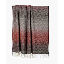 Wollen deken 140x200 cm veelkleurig rood
