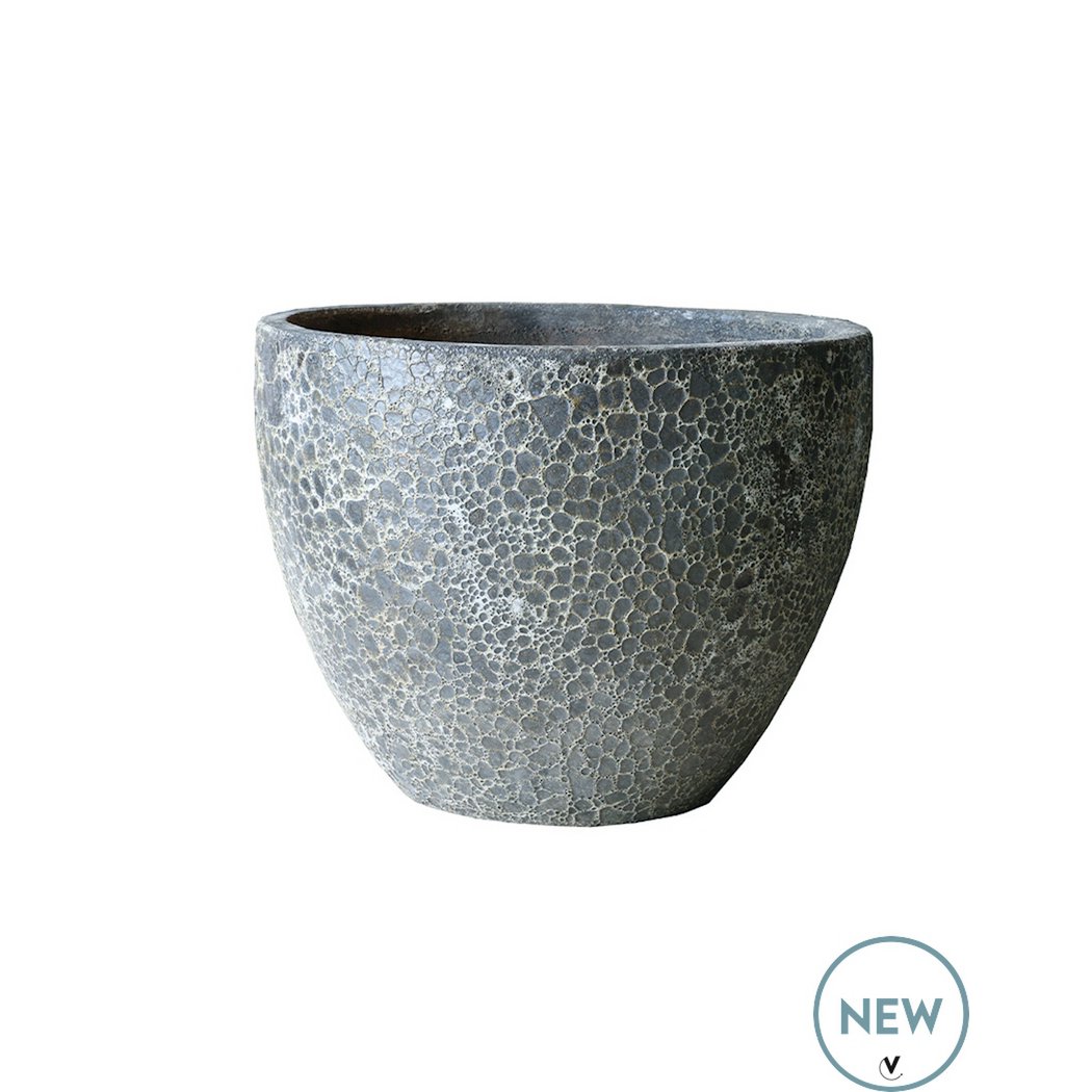 Plantenpot Lipari relic jade Ø70x52 cm groen keramiek