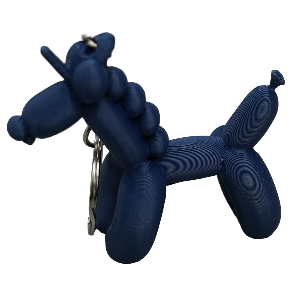 Unicorn Balloon Dog Keychain