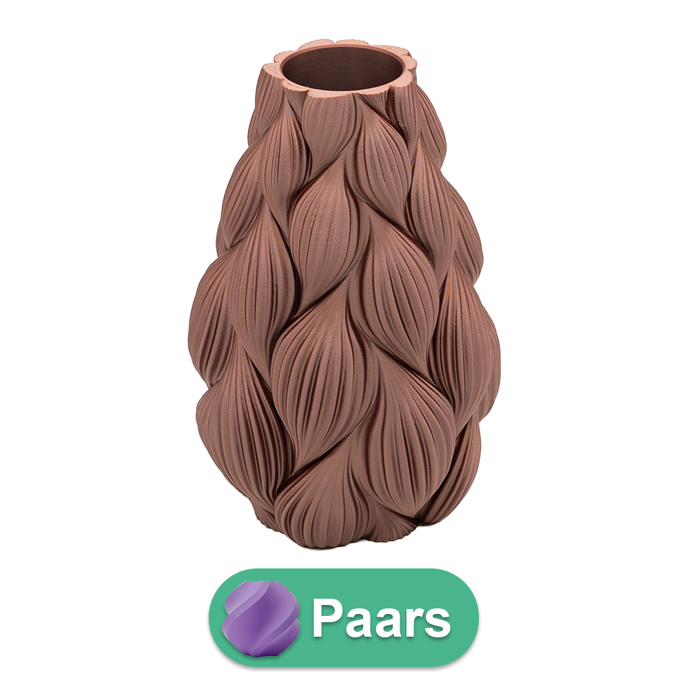 Lamina 3D vaas - 3D geprinte vaas - Duurzaam PLA - Geschikt voor kunstbloemen