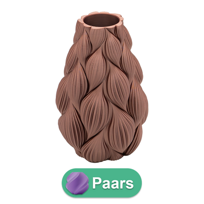 Lamina 3D vaas - 3D geprinte vaas - Duurzaam PLA - Geschikt voor kunstbloemen