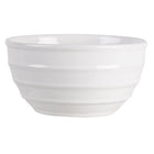Soup bowl 1000 ml White Ceramic Stripes Serving bowl