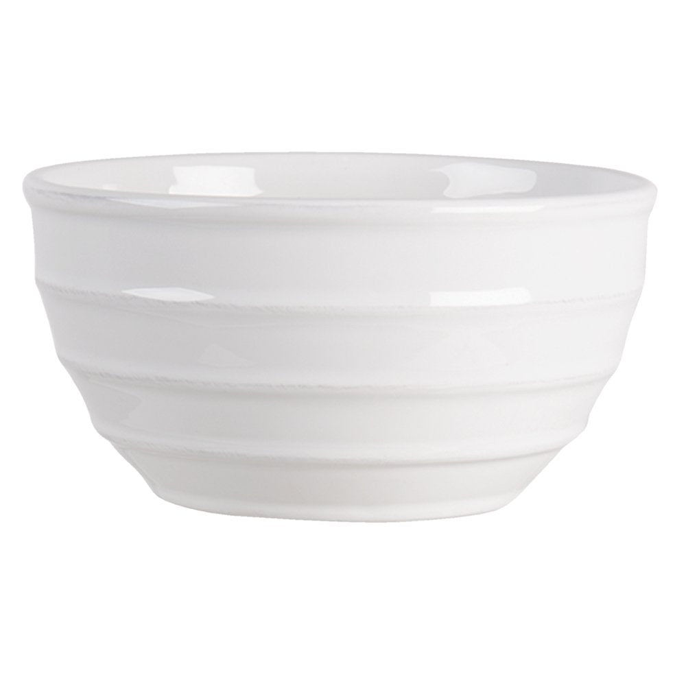Soup bowl 1000 ml White Ceramic Stripes Serving bowl