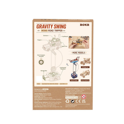 3D Houten Puzzel Robotime Road Tripper 16x9.5x37.5 cm