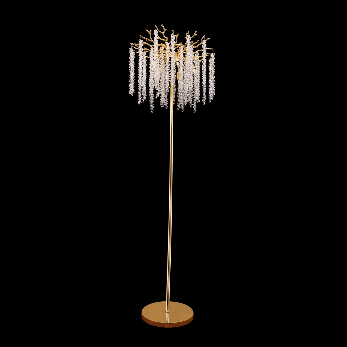 Vloerlamp Frost Gold 40x150 Cm Elegant Verlichting Sfeer