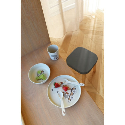 Kinderbord diep 14 cm PLA 2-pack