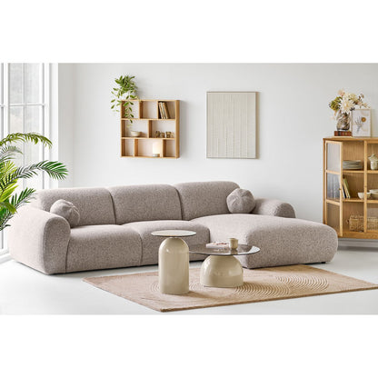 Ena Relief Wanddecoratie, beige, 60x80 cm