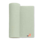Maxi swaddle blanket made of organic cotton green