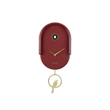 Wandklok Karlsson Tweet 42 cm rood plastic
