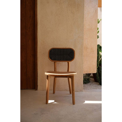 Eetkamerstoel teakhout geupcycled