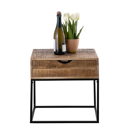 Nachtkast Maya Metalen Frame Nachtconsole 45x45x35 cm