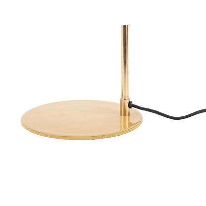 Tafellamp geel ijzer 20x23x56 cm