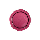 Tafeldecoratie glas bloem fuchsia 28x28x2 cm
