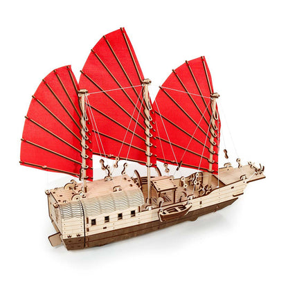 Houten puzzel 3D Djong 38,5x16,5x46,2 cm berkenmultiplex