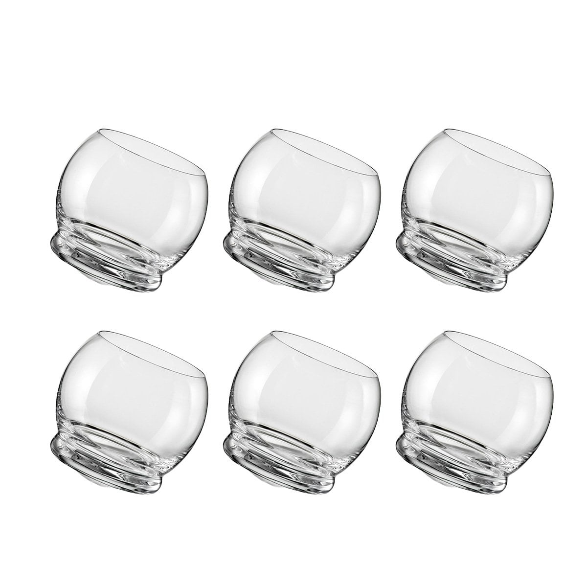 Whiskyglas 390 ml set van 6 transparant