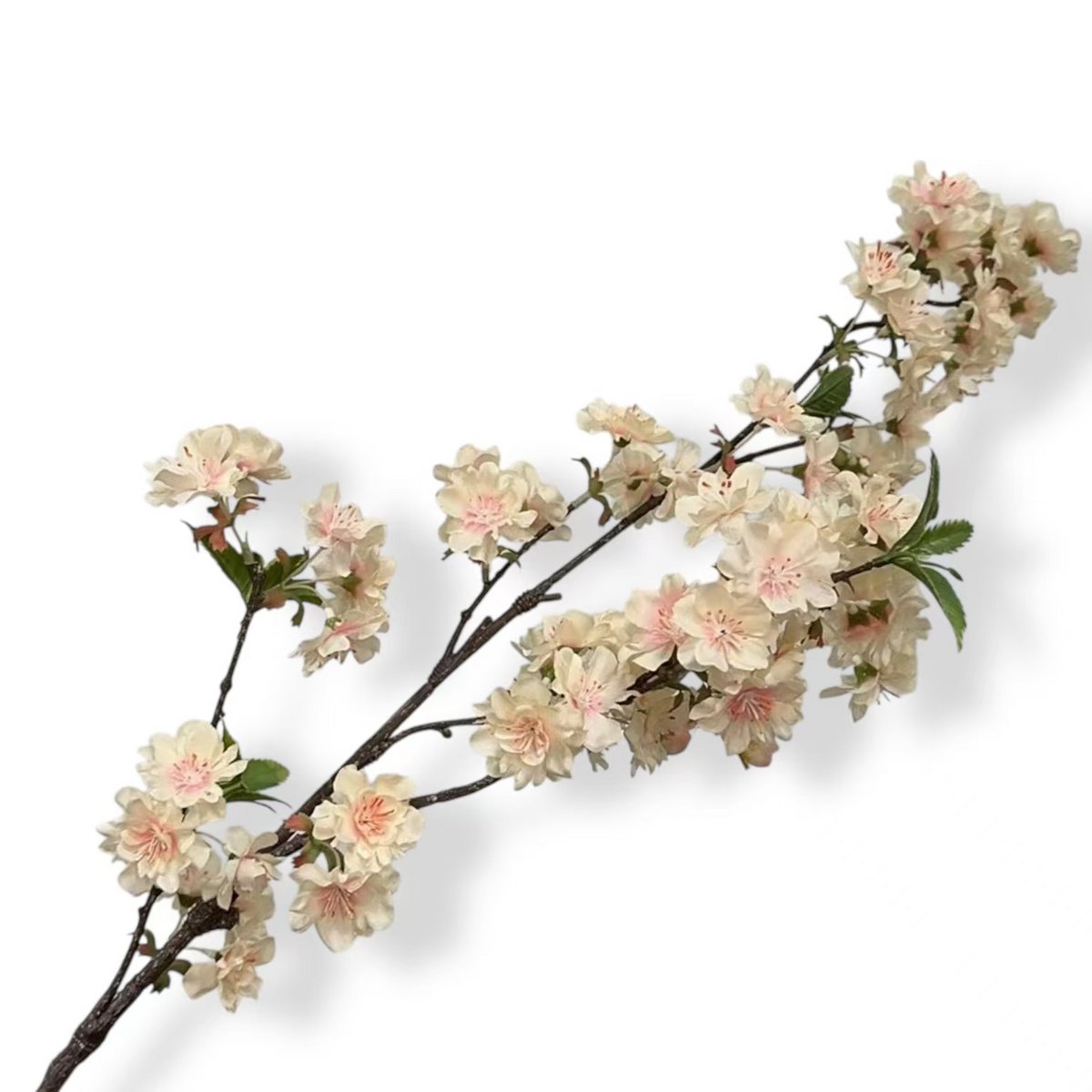 Zijden kunstbloem 105 cm roze paars