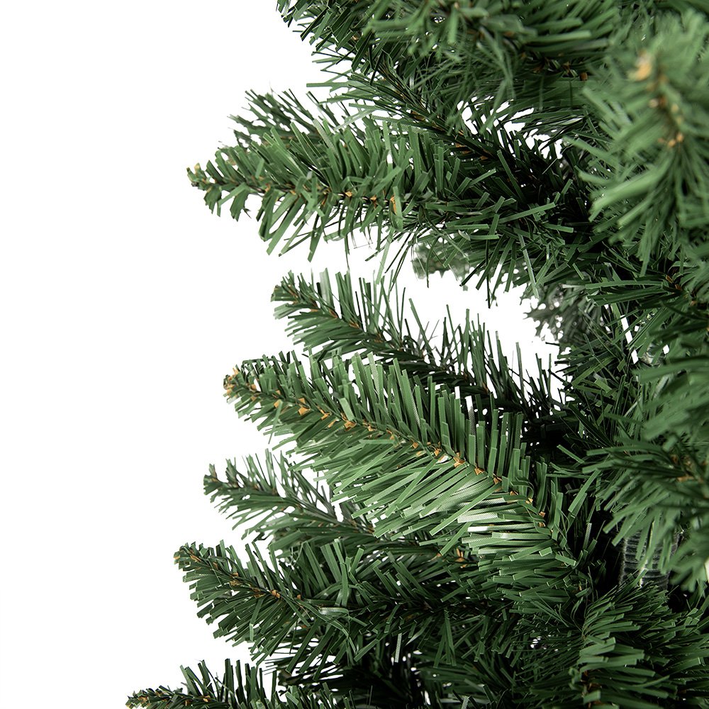 Kerstboom 210 cm groen kunststof metaal