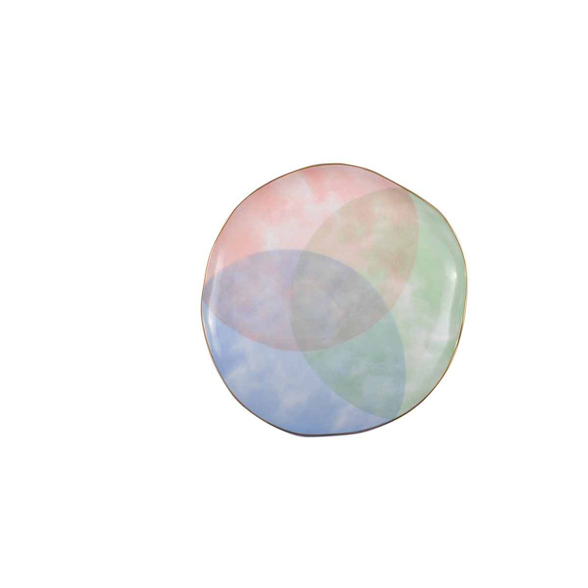 Dessertbord 21.2 cm multicolor porselein