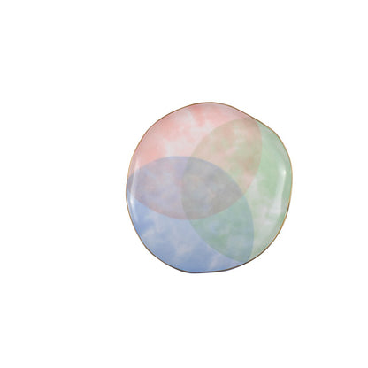 Dessertbord 21.2 cm multicolor porselein