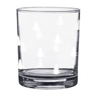 Water Glass 230 ml Glass Christmas Trees Drinking Cup