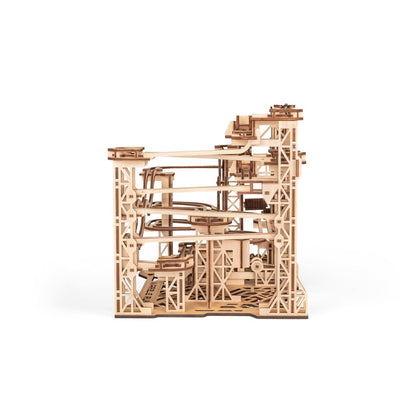 Eco Wood Art (EWA) DIY 3D Mechanische Houten Puzzel, Marble Run, 4592, 43,6x26,4x24,7 cm