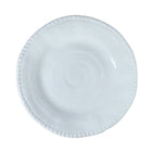 Flat plate in white melamine rope 28x28x2.5 cm