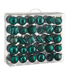 Christmas baubles set Dark green