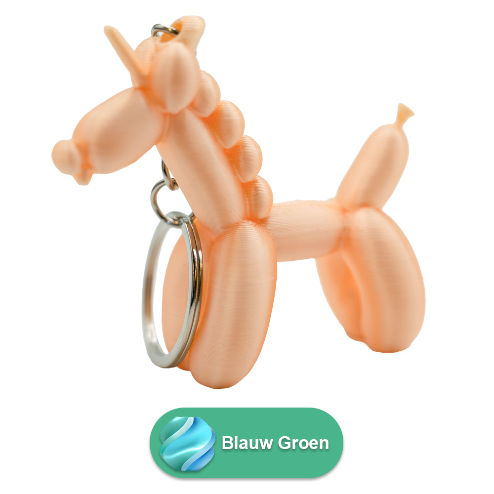 Unicorn Balloon Dog Keychain