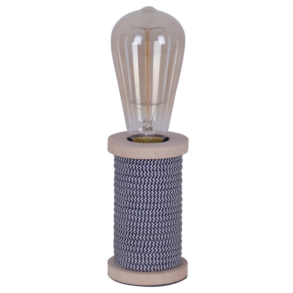 Tafellamp Max 12 cm Metaal Textiel E27 Aansluiting Compact