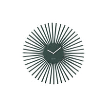 Wandklok 48 cm groen ijzer