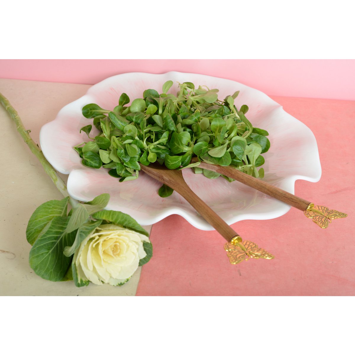 Presentatieplaat melamine 40x40x5 cm roze