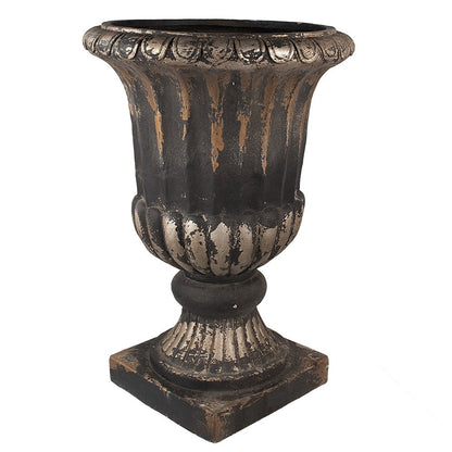 Bloempot Ø 49x72 cm bruin zwart magnesium