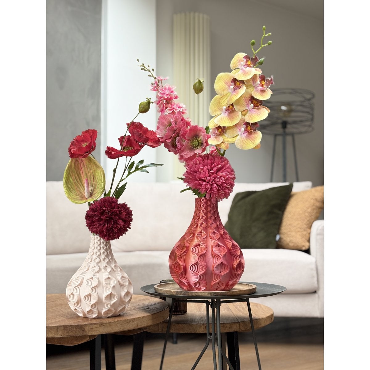 3D vaas Coral PLA diverse maten
