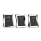 Fotolijst 6x9 cm verzilverd set van 3