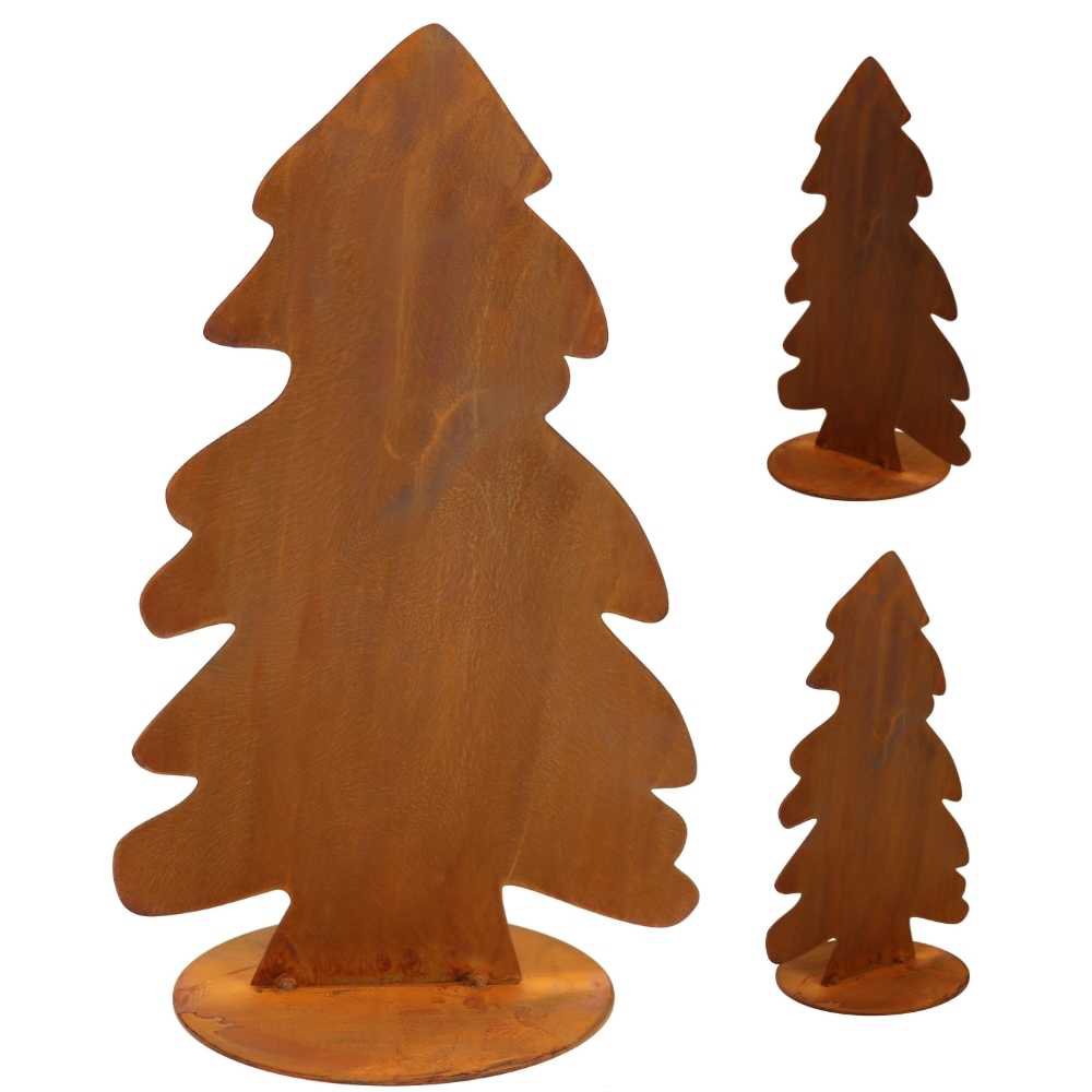 Kerstboom in patina | Kerstversiering kerstboom klein