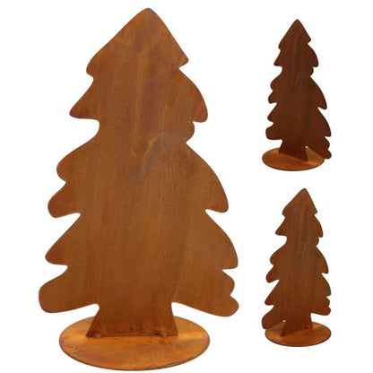 Kerstboom in patina | Kerstversiering kerstboom klein