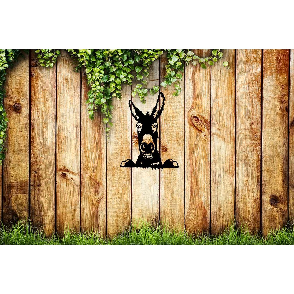 Kiekeboe Ezel Donkey Jacob Zwart 23,4x31,9x0,2cm Art Bizniz