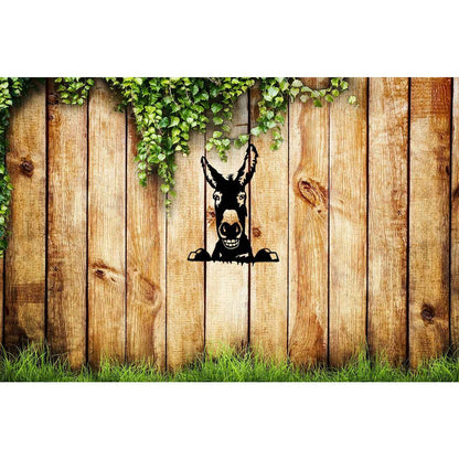 Kiekeboe Ezel Donkey Jacob Zwart 23,4x31,9x0,2cm Art Bizniz