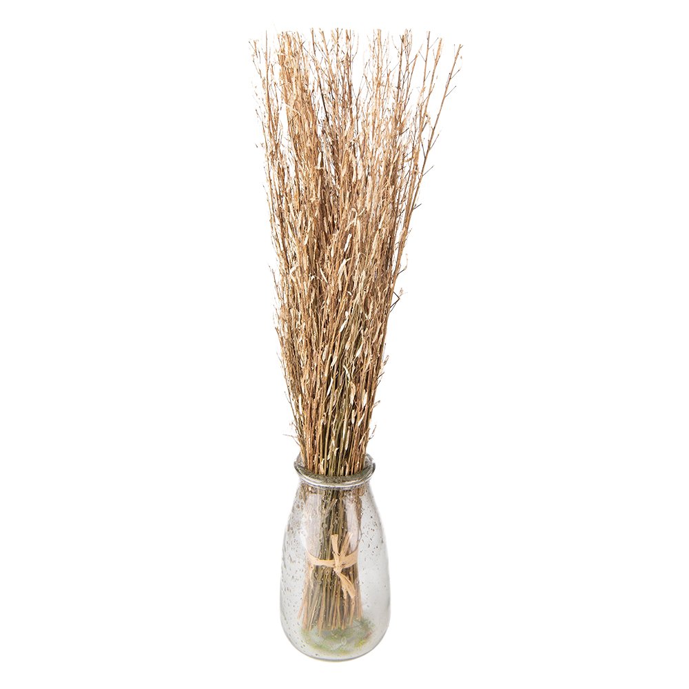 Droogboeket 80 cm beige
