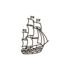 Eco Wood Art (EWA) Wall Puzzle Ship, 1553, 59.7x0.7x82.7cm