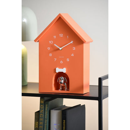 Wandklok Karlsson 37 cm oranje