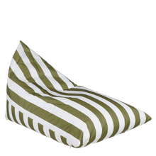 Rissy Zitzak Groen Wit Luxe Relaxstoel L140 x B95 x H95 cm