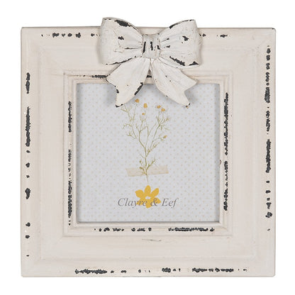 Fotolijst 10x10 cm wit MDF