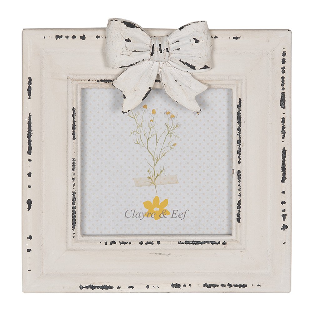 Fotolijst 10x10 cm wit MDF