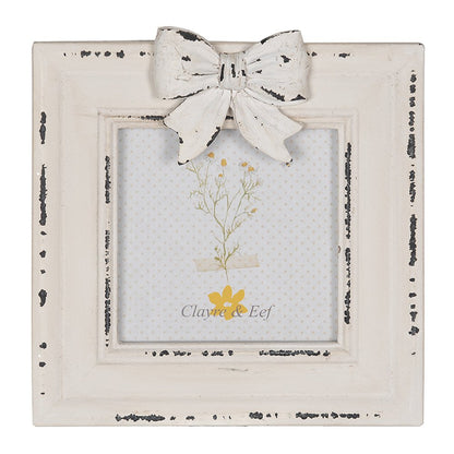 Fotolijst 10x10 cm wit MDF