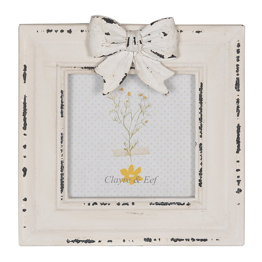 Fotolijst 10x10 cm wit MDF