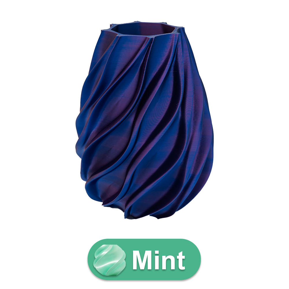 Oliva 3D vaas - 3D geprinte vaas - Duurzaam PLA - Geschikt voor kunstbloemen